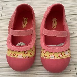 Simple Kids Vegan Floral Mary Jane Toddler size 8